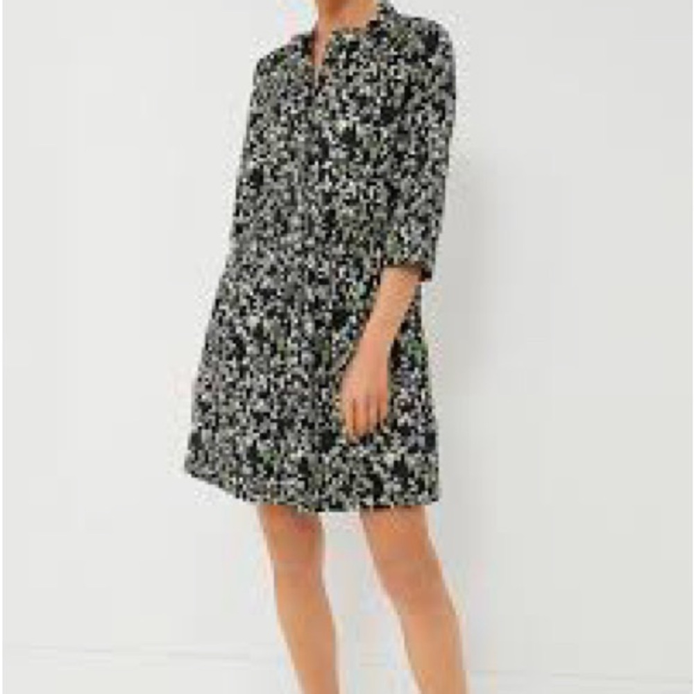 Verdant Iris Royal Shirt Dress - Picture 4 of 10